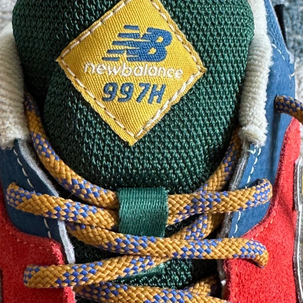 New Balance 997H Multicolor Cordura Suede Sneakers GR997HCZ Mens 6.5 Womens 8